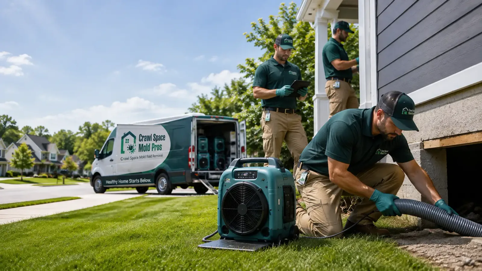 Crawl Space Mold Removal in Adah, PA
